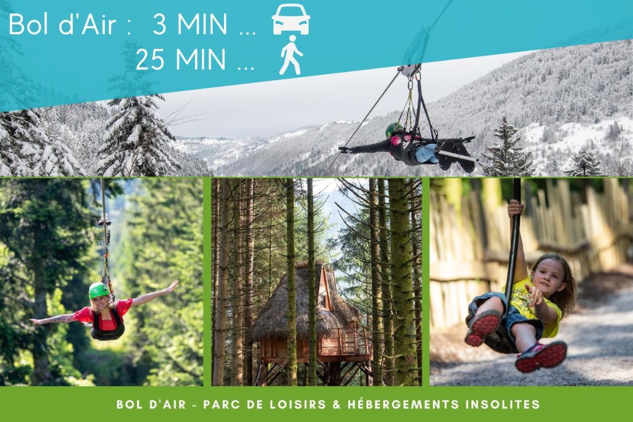 Le "Chalet De Minette" 2 Etoiles La Bresse Exteriör bild
